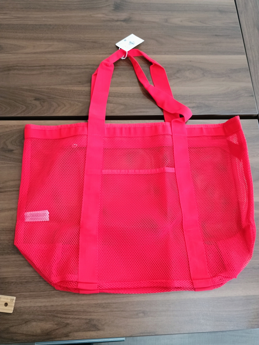 Primark Red Mesh Tote Bag